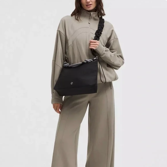 lululemon athletica Black and Gray Convertible Crossbody Bag - Picture 13 of 13